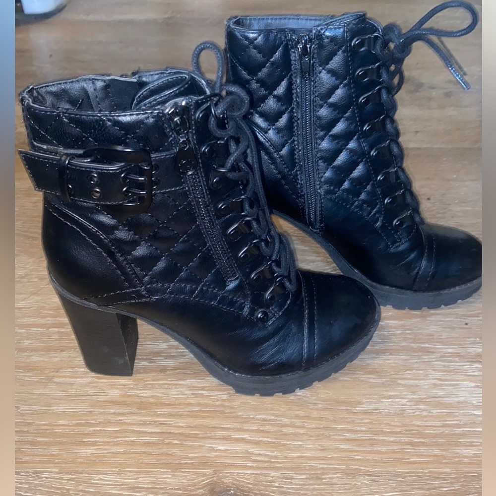 Guess bootie heels
